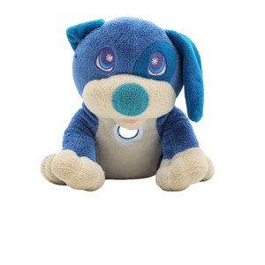 Flashlight‎ Friends Blue Puppy Dog Plush Stuffed Animal 8" Sleepover Toy Working